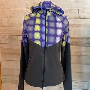 Women’s Nike Run Jacket Size Small Purple and Grey
